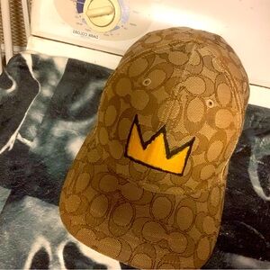 Rare Basquiat x Coach logo hat